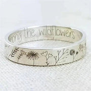 Dandelion Silver Ring