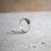 Delicate Mountain and Hill Ring made of 925 Sterling Silver handcrafted