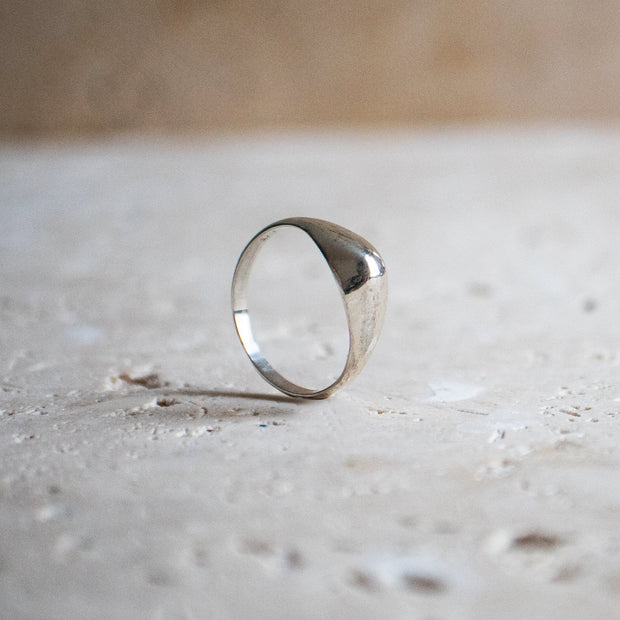 Delicate Mountain and Hill Ring made of 925 Sterling Silver handcrafted