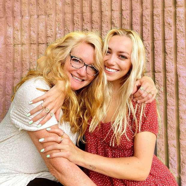 Always keep me in your heart layered heart ring