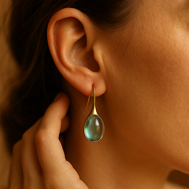 Minimalist Crystal Earrings