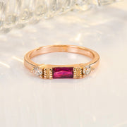 Anie - Natural Stones 925 Sterling Silver Ring