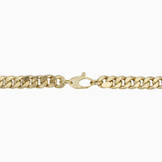 Estate Cuban Bracelet | White Gold