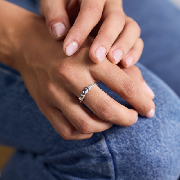 Faust Ring 925 Sterling Silver Handmade Fist Bump