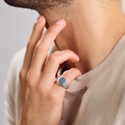 925 Sterling Silver Signet Ring Handmade