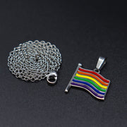 Rainbow Pride Flag Necklace