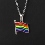 Rainbow Pride Flag Necklace