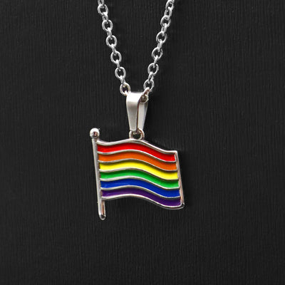 Rainbow Pride Flag Necklace