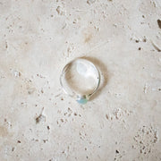 Sterling Silver Ring with Natural Ethiopian Opal