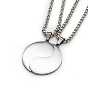 Rainbow Pride Yin Yang Necklace – Partner Pendant