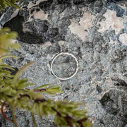 Fine twisted ring made of 925 sterling silver handcrafted