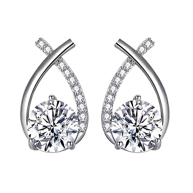 Arielle Earrings | White gold