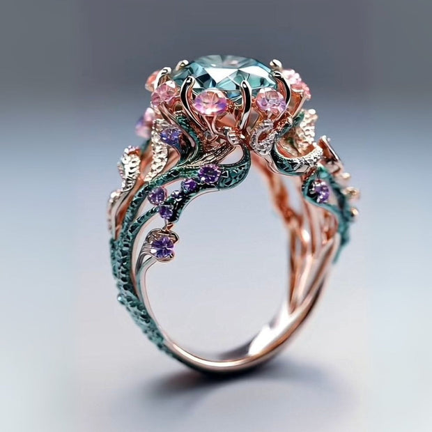 Nature Exotic Colorful Ring