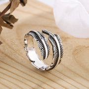 Feather From An Angel - Adjustable Memorial Ring