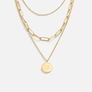 Janie Coin Layered Necklace