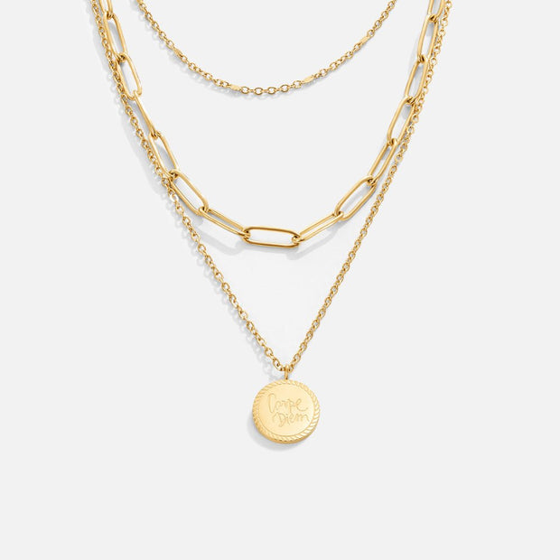 Janie Coin Layered Necklace
