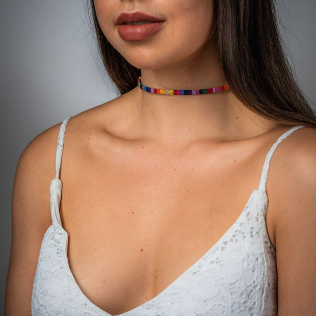 Pride Adjustable Choker Necklace