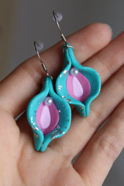 Vulva Earrings – Feminist Statement