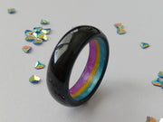 Secret LGBTQ Pride Ring – Ring with Hidden Colors (LGBT, Pan, Lesbian, Genderqueer, Bi, Agender, Ase)