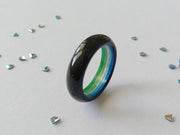 Secret LGBTQ Pride Ring – Ring with Hidden Colors (LGBT, Pan, Lesbian, Genderqueer, Bi, Agender, Ase)