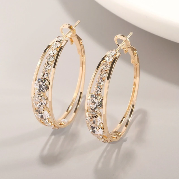 Chic Gold Elegance Earrings