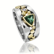 Timeless Green Crystal Vintage Ring