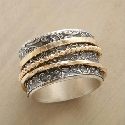 Radiance - Vintage Gold & Silver Ring