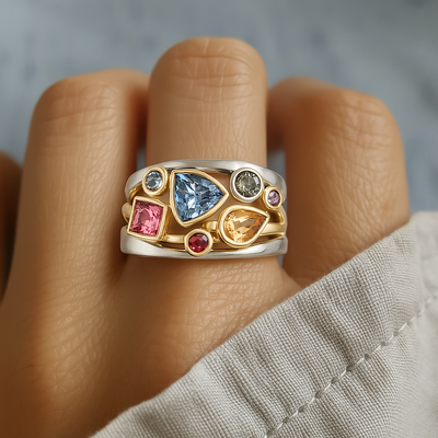 Vintage Colourful Ring