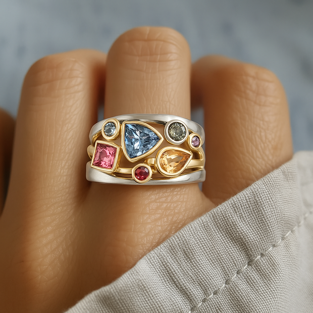 Vintage Colourful Ring