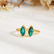 Luxe - Green Wrap Ring