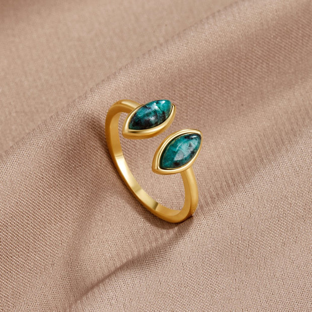 Luxe - Green Wrap Ring