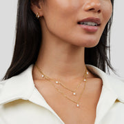 Kay Pearl Drop Layered Necklace