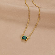 Moni Green Emerald Necklace