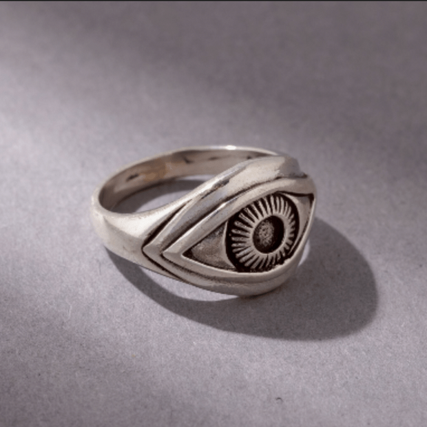 Evil Eye Protection Eye Ring made of 925 Sterling Silver