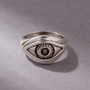 Evil Eye Protection Eye Ring made of 925 Sterling Silver