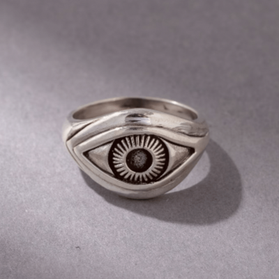 Evil Eye Protection Eye Ring made of 925 Sterling Silver