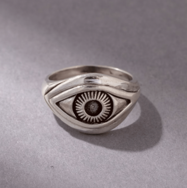 Evil Eye Protection Eye Ring made of 925 Sterling Silver