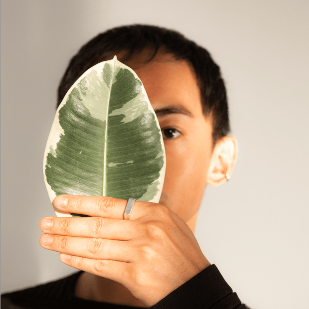 Bar Ring Signet Ring made of 925 Sterling Silver handcrafted