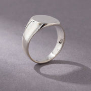 925 Sterling Silver Signet Ring Handmade