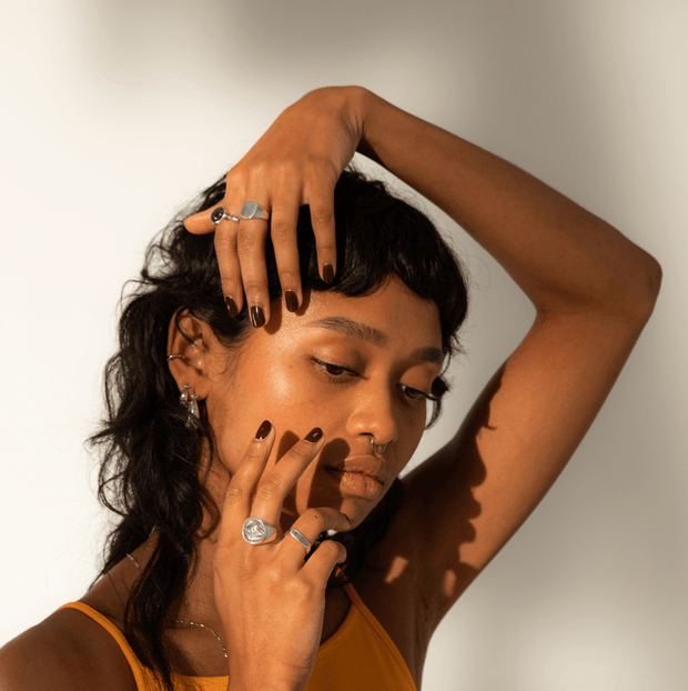 925 Sterling Silver Signet Ring Handmade