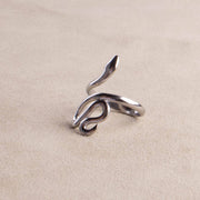 Snake Ring in Silver Stainless Steel