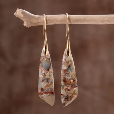 Heavenly Stone Hook Earrings