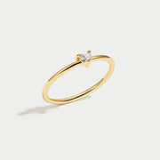 Love - Crystal Heart Ring